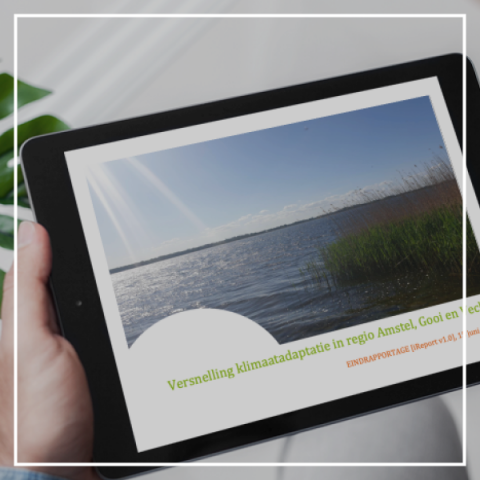 iPad met document Risicodialogen